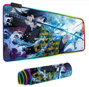 Килимок для мишки LED 80*30 см. Anime, Самурай