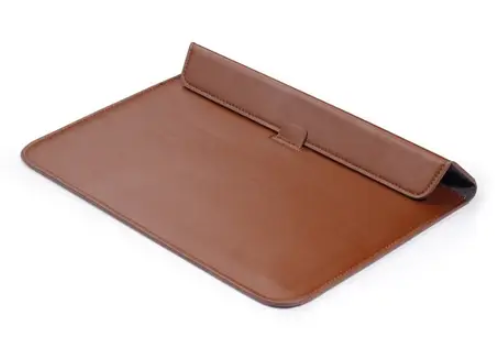 Чехол-конверт-подставка Leather PU 15.4", Коричневий