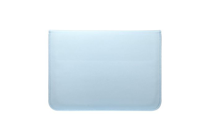 Чехол-конверт-подставка Leather PU для MacBook 13.3" Голубой