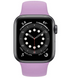 Ремешок силиконовый для Apple Watch 38/40/41 AAA+, Фіолетовий