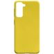 Силиконовый чехол Candy для Samsung Galaxy S21+, Желтый