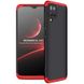 Пластиковая накладка GKK LikGus 360 градусов (opp) для Samsung Galaxy A22 4G / M32, Черный / Красный