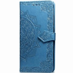 Кожаный чехол (книжка) Art Case с визитницей для Samsung Galaxy M30s / M21, Синий