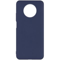 Чехол Silicone Cover Full without Logo (A) для Xiaomi Redmi Note 9 5G / Note 9T, Синий / Midnight blue