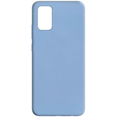 Силиконовый чехол Candy для Samsung Galaxy A02s / M02s, Голубой / Lilac Blue