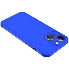 Пластиковая накладка GKK LikGus 360 градусов (opp) для Apple iPhone 13 (6.1"), Синий