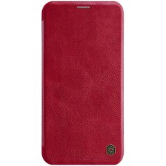 Кожаный чехол (книжка) Nillkin Qin Series для Apple iPhone 11 Pro (5.8"), Красный