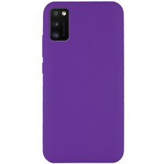 Чехол Silicone Cover Full without Logo (A) для Samsung Galaxy A41, Фиолетовый / Purple