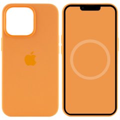 Чехол Silicone case (AAA) full with Magsafe and Animation для Apple iPhone 13 Pro Max (6.7"), Оранжевый / Marigold