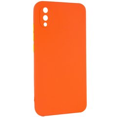 Чехол TPU Square Full Camera для Samsung Galaxy A02, Оранжевый