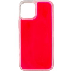 Неоновый чехол Neon Sand glow in the dark для Apple iPhone 12 Pro / 12 (6.1"), Розовый