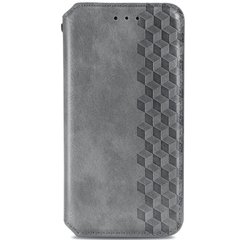 Кожаный чехол книжка GETMAN Cubic (PU) для Samsung Galaxy M31s, Серый