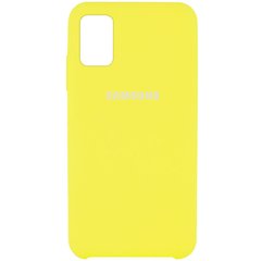 Чехол Silicone Cover (AAA) для Samsung Galaxy M51, Желтый / Bright Yellow