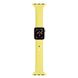 Ремешок BlackPink Силиконовый Узкий для Apple Watch 42/44mm Желтый