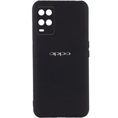 Чехол Silicone Cover My Color Full Camera (A) для Oppo A54 4G, Черный / Black