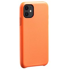 Кожаный чехол AHIMSA PU Leather Case (A) для Apple iPhone 11 (6.1"), Оранжевый
