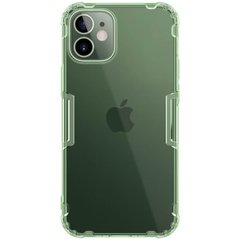 TPU чехол Nillkin Nature Series для Apple iPhone 12 mini (5.4"), Темно-зеленый (прозрачный)