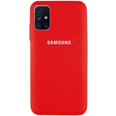 Чехол Silicone Cover Full Protective (AA) для Samsung Galaxy M31s, Красный / Red