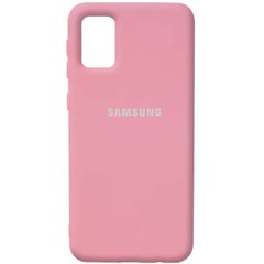 Чехол Silicone Cover Full Protective (AA) для Samsung Galaxy A02s, Розовый / Pink
