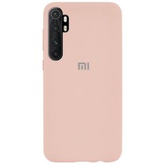 Чехол Silicone Cover Full Protective (AA) для Xiaomi Mi Note 10 Lite, Розовый / Pudra