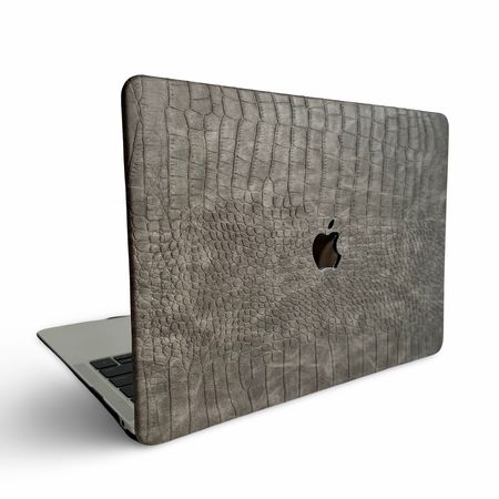 Чохол накладка шкіряна на MacBook Pro 14 (A2442/2779/2981/2992) , Сірий 2