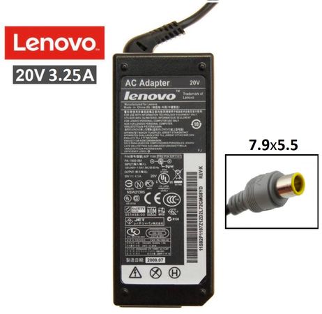 Блок Питания для ноутбука Lenovo (20V 3.25A 65W) 7.9x5.5 мм, Lenovo ThinkPad T61