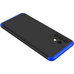 Пластиковая накладка GKK LikGus 360 градусов (opp) для Samsung Galaxy A32 4G, Черный / Синий