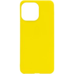 Силиконовый чехол Candy для Apple iPhone 13 Pro Max (6.7"), Желтый