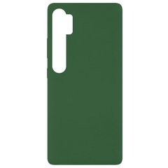 Чехол Silicone Cover Full without Logo (A) для Xiaomi Mi Note 10 Lite / Mi Note 10 / Note 10 Pro, Зеленый / Dark green