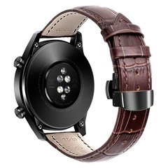 Шкіряний ремінець для годинника універсальний 22мм., Brown+Black
