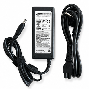 Блок живлення Samsung 19V 3.16A 60W зі штекером 5.5&times;3.0 мм (з центральним піном), блок+шнур
