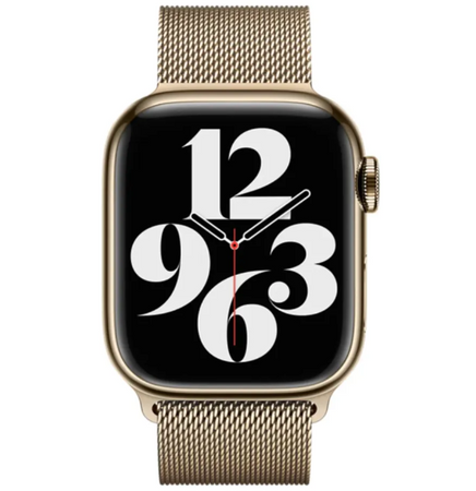 Міланська петля Apple Watch 42 / 44 / 45 / 49 AAA+ , Beige Gold
