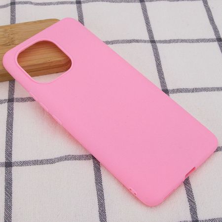 Силиконовый чехол Candy для Xiaomi Mi 11 Lite, Розовый