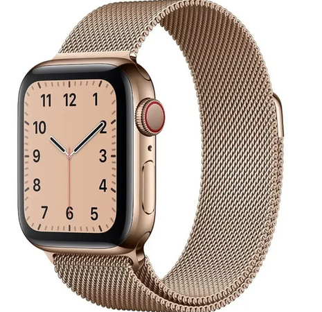 Миланска петля Apple Watch 42 / 44 / 45 / 49 AAA+ , Beige Gold