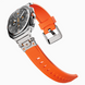 Металевий ремінець Armor Pro із силіконовою вставкою для Samsung Galaxy Watch 8 40/44 мм., orange+titan