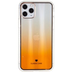 TPU+Glass чехол Aurora Classic для Apple iPhone 12 Pro Max (6.7"), Оранжевый