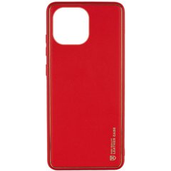 Кожаный чехол Xshield для Xiaomi Mi 11 Lite, Красный / Red