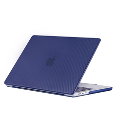 Чохол для MacBook Air 13" Карбон (2018 - 2020 | M1 | A1932 | A2337), Синій