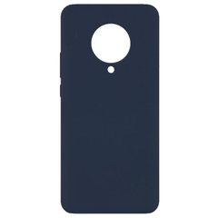 Чехол Silicone Cover Full without Logo (A) для Xiaomi Redmi K30 Pro / Poco F2 Pro, Синий / Midnight blue