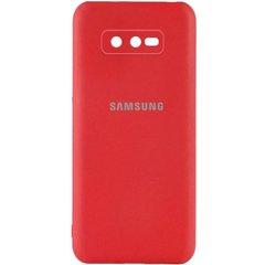 Чехол Silicone Cover My Color Full Camera (A) для Samsung Galaxy S10e, Красный / Red