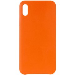 Кожаный чехол AHIMSA PU Leather Case (A) для Apple iPhone X / XS (5.8"), Оранжевый
