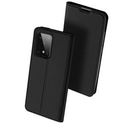 Чехол-книжка Dux Ducis с карманом для визиток для Samsung Galaxy S20 Ultra, Черный