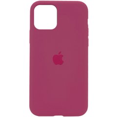 Чехол Silicone Case Full Protective (AA) для Apple iPhone 11 Pro Max (6.5"), Красный / Rose Red