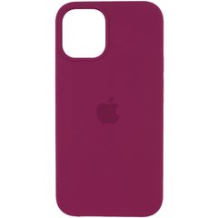 Чехол Silicone Case (AA) для Apple iPhone 12 Pro Max (6.7"), Бордовый / Maroon