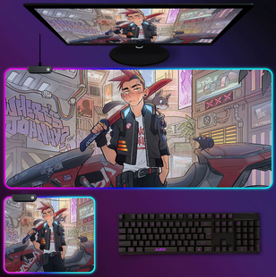 Килимок для мишки LED 80*30 см. Anime, Print 15