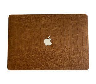 Чохол накладка шкіряна MacBook Pro 16.2 A2485 | A2780, Гірчичний