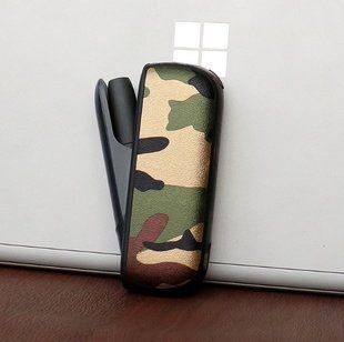 Чехол BlackPink Экокожа Хаки для iQOS 3.0, Зеленый
