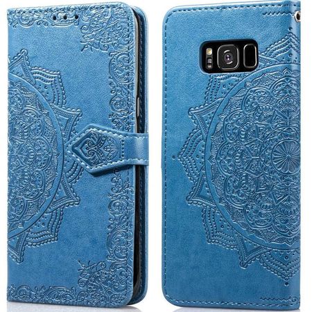 Кожаный чехол (книжка) Art Case с визитницей для Samsung G950 Galaxy S8, Синий