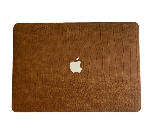 Чохол накладка шкіряна MacBook Pro 16.2 A2485 | A2780, Гірчичний