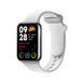 Ремешок силиконовый для Xiaomi Mi Band 8 Pro / 9 Pro с металлическим креплениемБілий